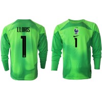 Frankreich Hugo Lloris #1 Torwart Auswärtstrikot WM 2022 Langarm